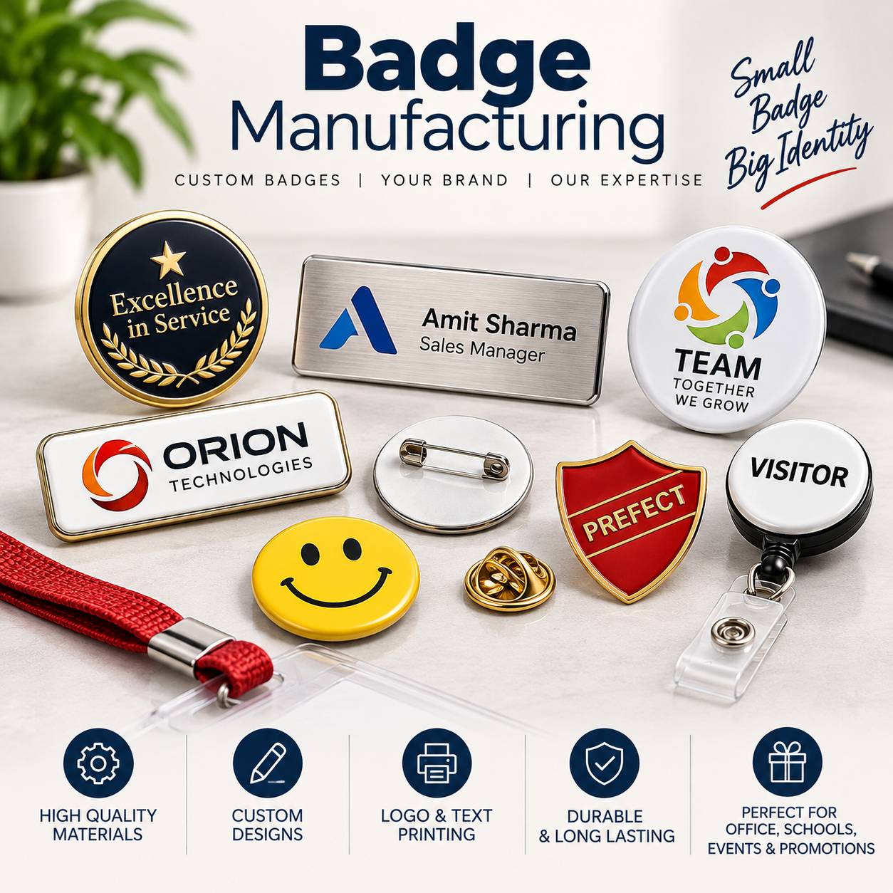 Custom Badges and Lapel Pins