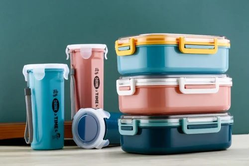 Airtight Plastic Lunch Box Set